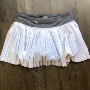lululemon athletica White and Gray Skort